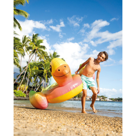 Nafukovací kachna Intex Yellow Duck Ride-On