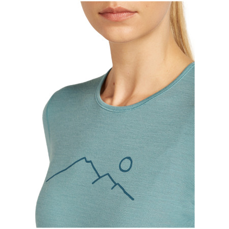 Dámské funkční triko Icebreaker Women Merino 200 Oasis LS Crewe Rainer Ridge