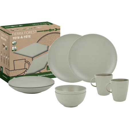 Sada nádobí Brunner Set tête-à-tête PLA Tierra Forest 8 pcs