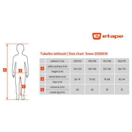Dětské softshellové kalhoty Etape Snow WS