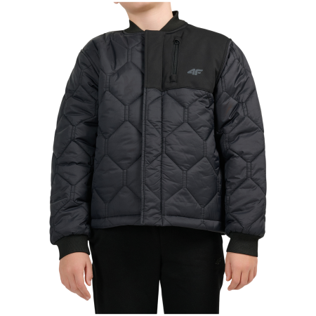 Dětská softshellová bunda 4F Jacket M324 Deep Black