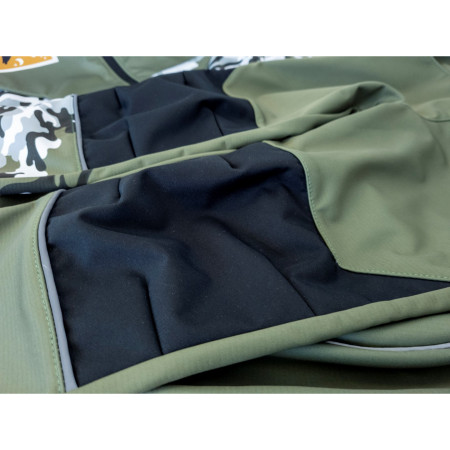 Dětské softshellové kalhoty WAMU Khaki