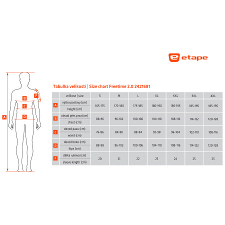 Pánský cyklistický dres Etape Freetime 2.0