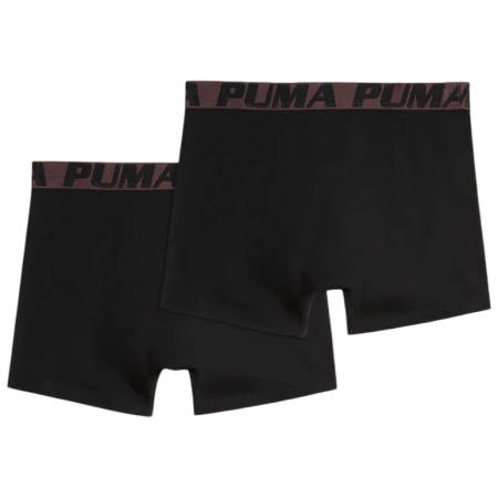 Pánské boxerky Puma Striped Elastic Boxers 2P black