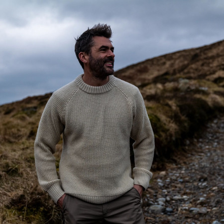 Pánský svetr Fjällräven Övik Waffle Knit M