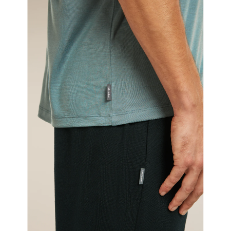 Pánské funkční triko Icebreaker Merino Blend Core SS Tee Single Line Camp