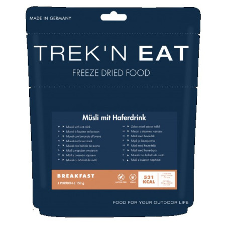 Müsli Trek’n Eat Müsli s ovesným nápojem (150 g, 531 kcal)
