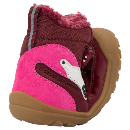 Dětské zimní boty Viking Outdoor Footwear Alv Barefoot Paw Warm WP 2V Burgundy