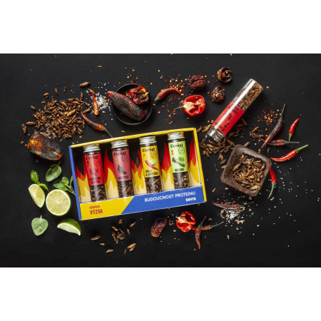 Jedlí cvrčci Sens Páliví křupaví & pražení cvrčci - Carolina Reaper