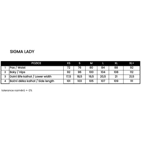 Dámské kalhoty Trimm Sigma Lady