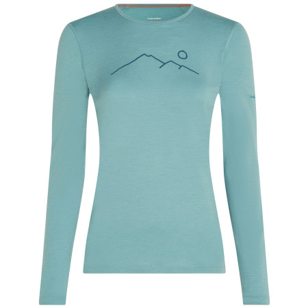 Dámské funkční triko Icebreaker Women Merino 200 Oasis LS Crewe Rainer Ridge