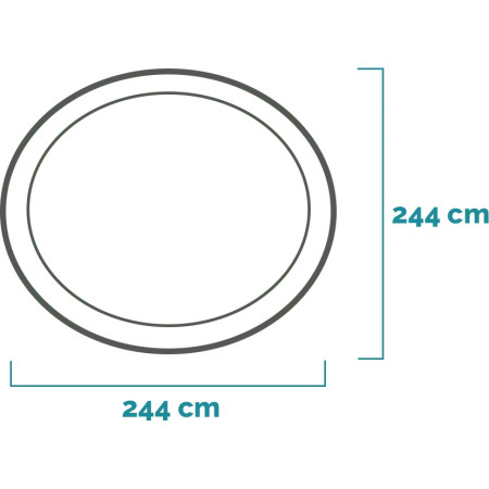 Bazén Intex Easy Set 244x61 cm