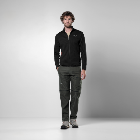 Pánská funkční mikina Salewa Puez Waffle Hyb Pl Jacket M