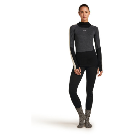 Dámské funkční triko Icebreaker Women Mer 200 Oasis+ LS High Neck