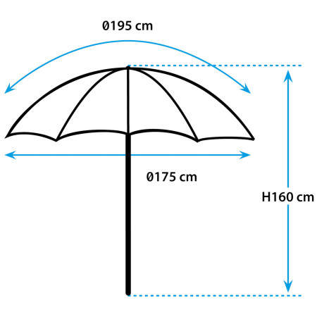 Slunečník Brunner Beach Parsol XL 200