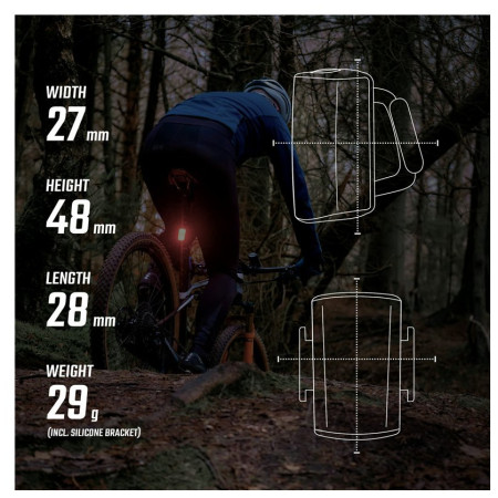 Zadní světlo Sigma Buster RL 80