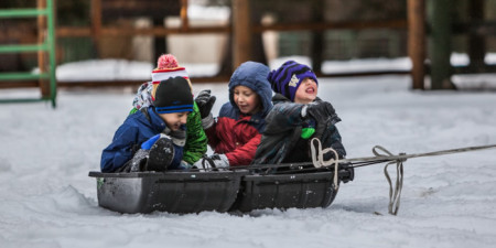 Boby, saně, kluzáky a nesmeky + akce jako hrom