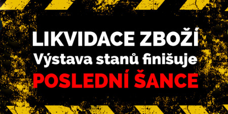 Velký výprodej stanů - slevy až 50%