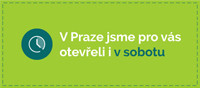Pražská prodejna otevřena i v sobotu 19.12.