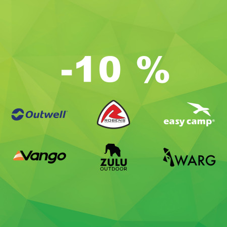  Dodatečná sleva na vybrané kempingové značky