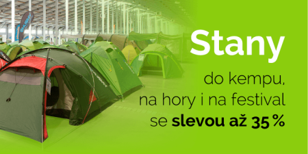 Stany do kempu, na vodu i na festival