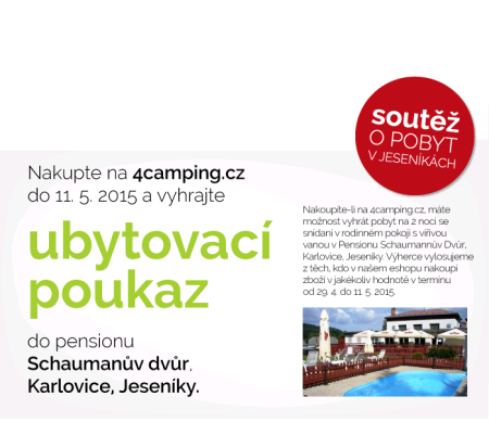 Výherce soutěže o pobyt v Jeseníkách Květen