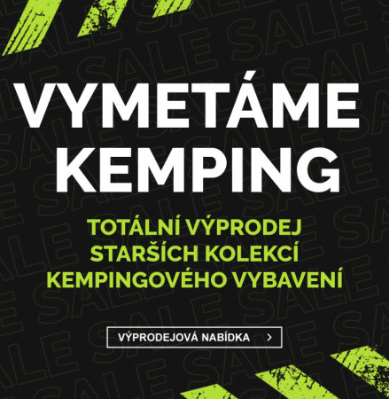 VYMETÁME KEMPING - slevy až 70 %