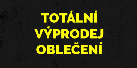 Totální výprodej oblečení - všechno zimní musí pryč