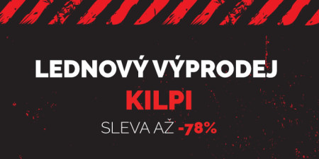 Lednový výprodej Kilpi - slevy až 78%