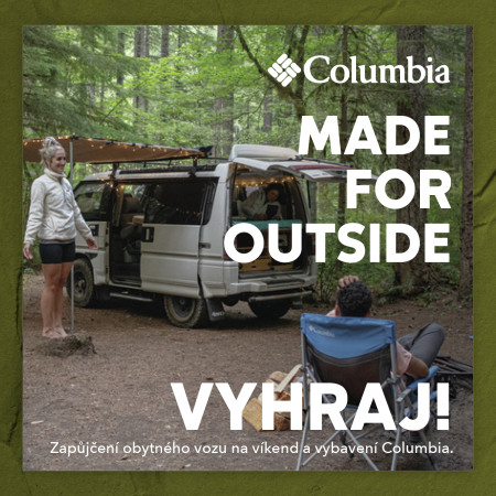 Vyhraj obytný vůz na víkend a vybavení od COLUMBIA