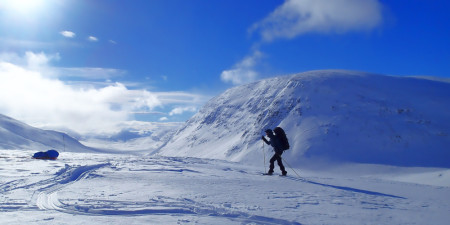 Ženou ženu severem - běžkování v Laponsku