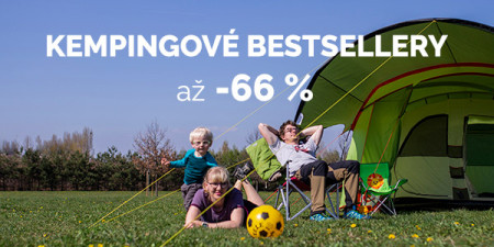 Kempingové bestsellery + pozvánka na Výstavu stanů + bomba týdne