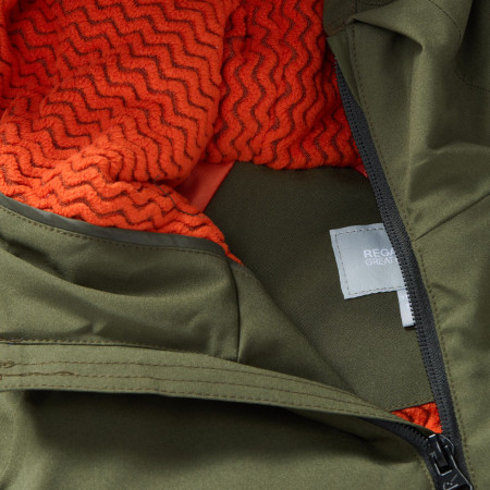 Dětská zimní bunda Regatta Hillain Warm Lined Dark Khaki