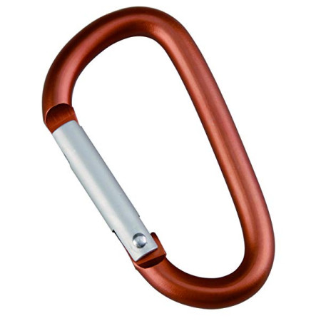 Munkees karabina s pojistkou ve tvaru D 6x60 mm