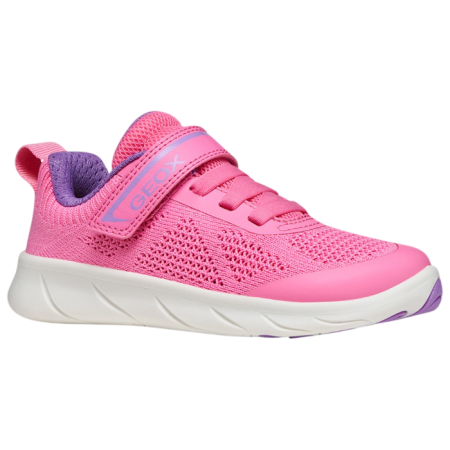 Dětské boty Geox J Foot-Run Girl Pink/Lavender