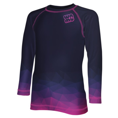 Dětské funkční triko WAMU Mozaika purple