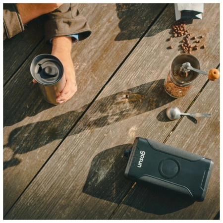 Termoska GoSun Brew 12 V a kávovar French Press