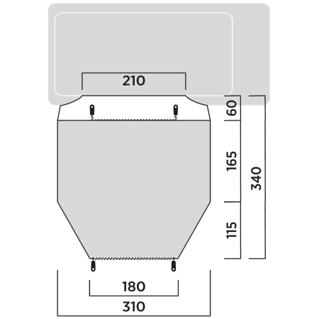 Předstan Easy Camp Eidfjord II.