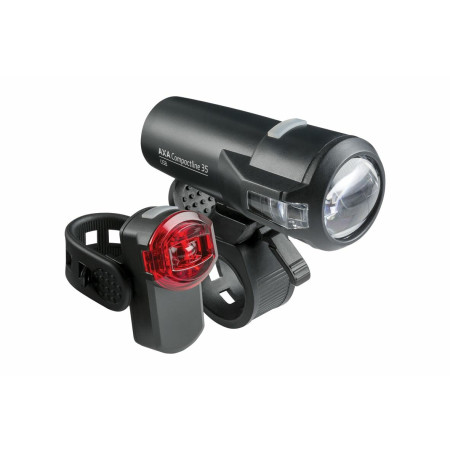 Svítilna na kolo AXA COMPACTLINE 35 SET