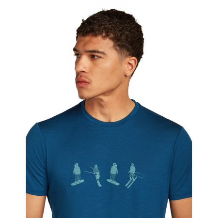 Pánské tričko Icebreaker Men Merino 150 Tech Lite SS Tee Snow Day