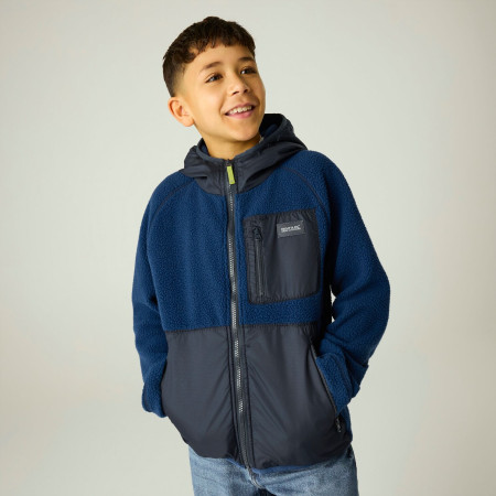 Dětská mikina Regatta Munro Hybrid Jacket AviBlueNavy