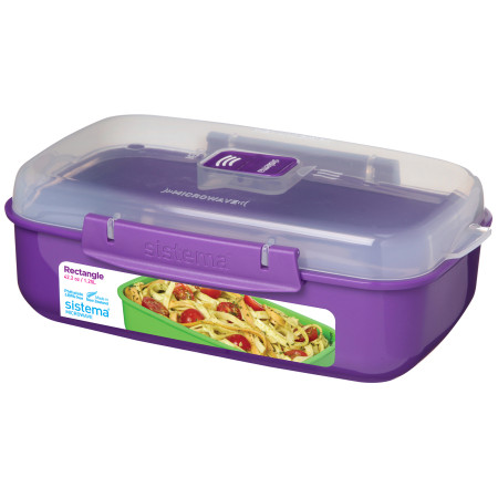 Miska na jídlo Sistema Microwave Rectangle 1.25L