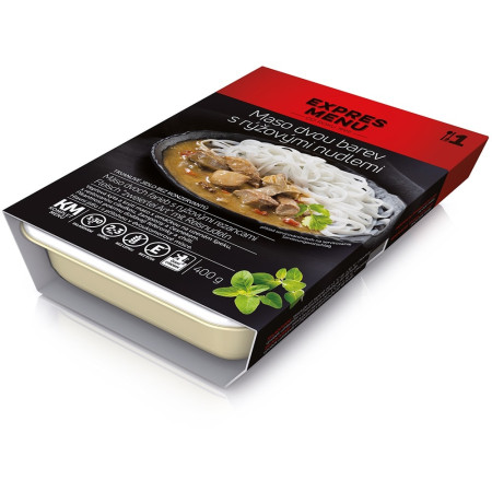 Expres menu Maso dvou barev, rýžové nudle 400 g