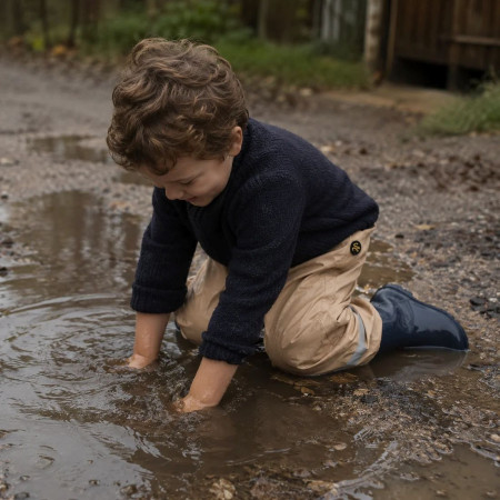 Dětské nepromokavé kalhoty DucKsday Rainpants Londen/sand