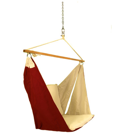 Závěsné houpací křeslo Hamaka Butterfly červené