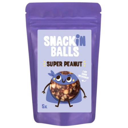 Sportovní výživa SNACKin BALLS Super Peanut 65 g