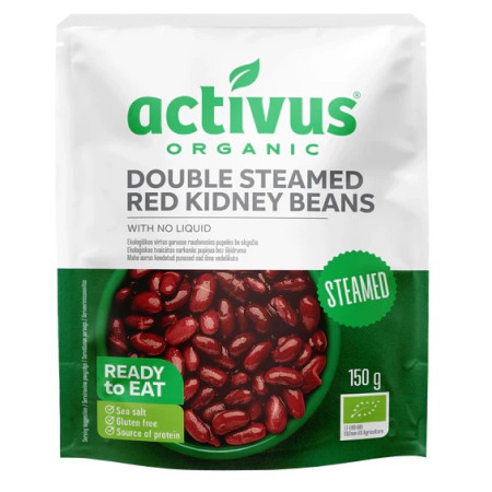 Hlavní jídlo Activus Fazole červená na páře bez nálevu 150 g BIO