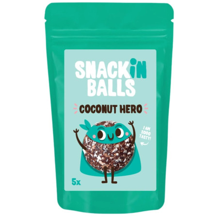 Sportovní výživa SNACKin BALLS Coconut Hero 65 g