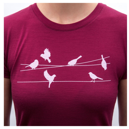 Dámské funkční triko Sensor Merino Active Songbirds