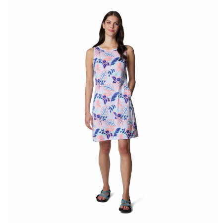 4camping.cz - Dámské šaty Columbia Chill River Printed Dress - S / fialová/oranžová